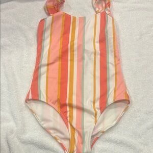 Cat & Jack Multicolor Striped Kids Swim One Piece
